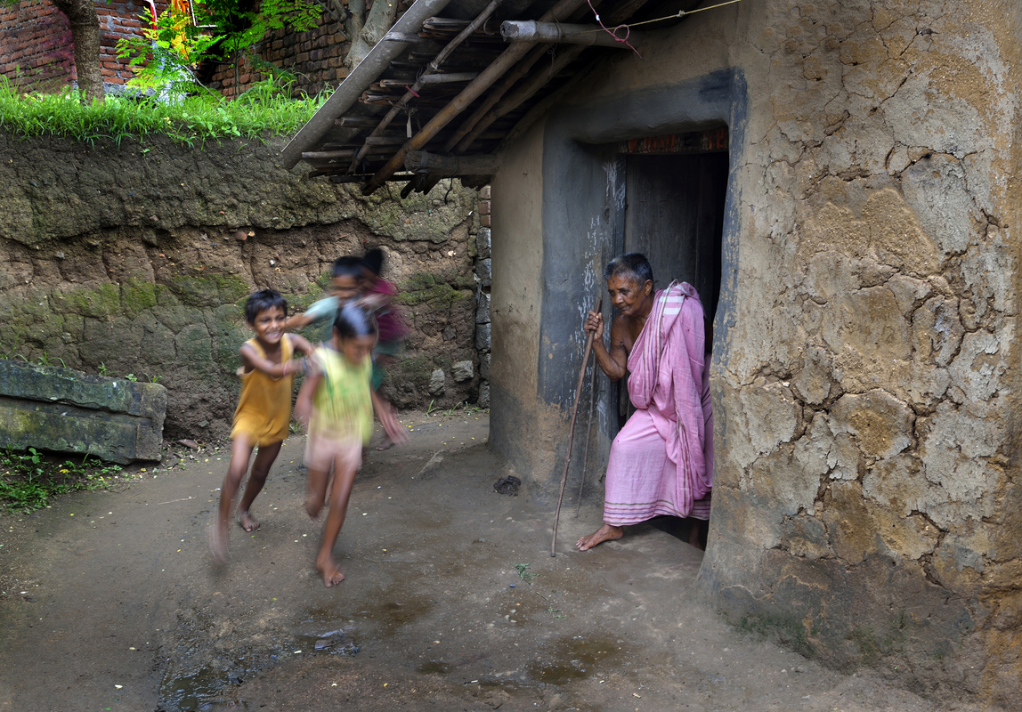 playing with grandma