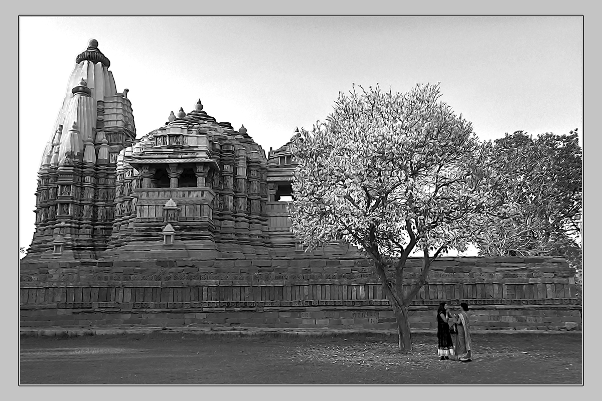 ladies in the orchard