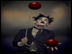 Charlot and the red balls