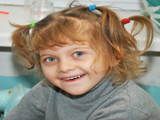 Війна. Портрет пораненої дівчинки зі Свєтлодарська.