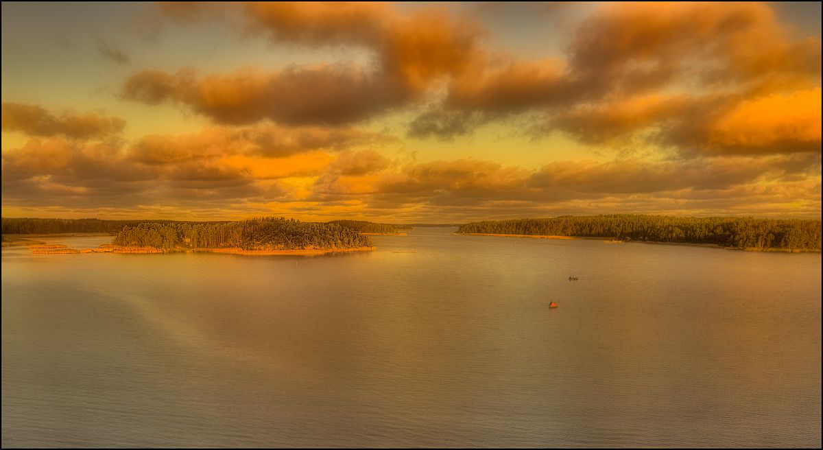 Morning in archipelago