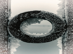 Холод. (Вид на Мост Метро, Киев)