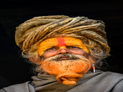 Yellow sadhu