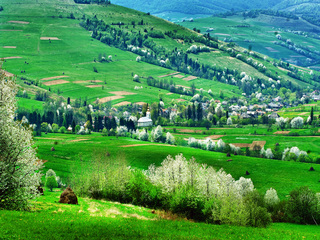 Весна в Карпатах