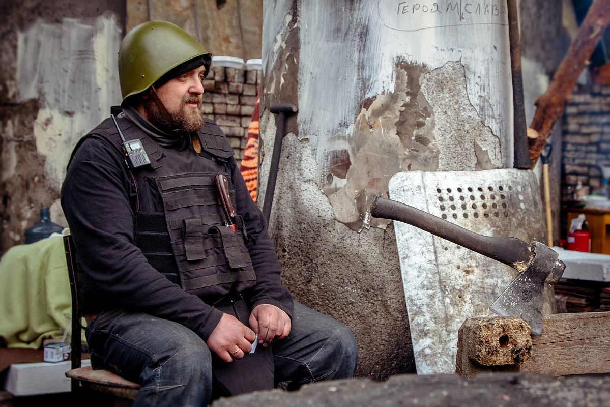 Героям Слава! Оборонець Майдану.