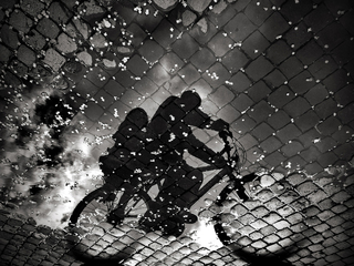 Bike with the pope '