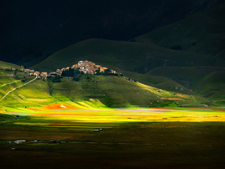 Colors and atmosphere of a summer morning