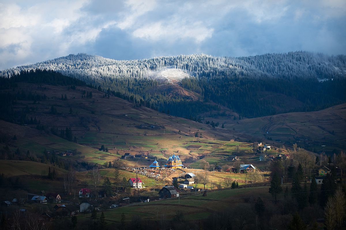 Carpathian Mountains. Plai