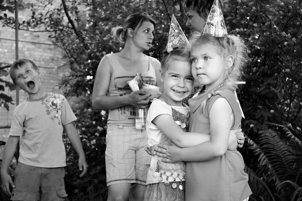 На детском дне рождении