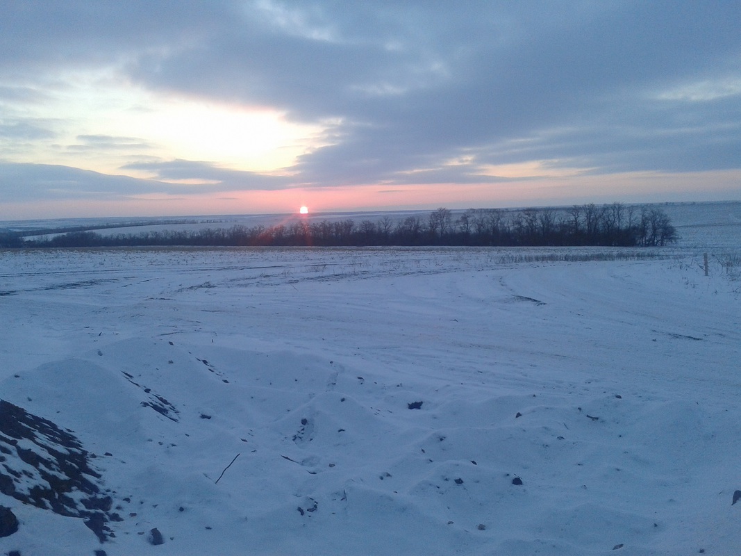 Восход солнца на Кальмиусе