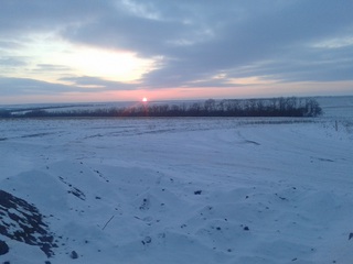 Восход солнца на Кальмиусе