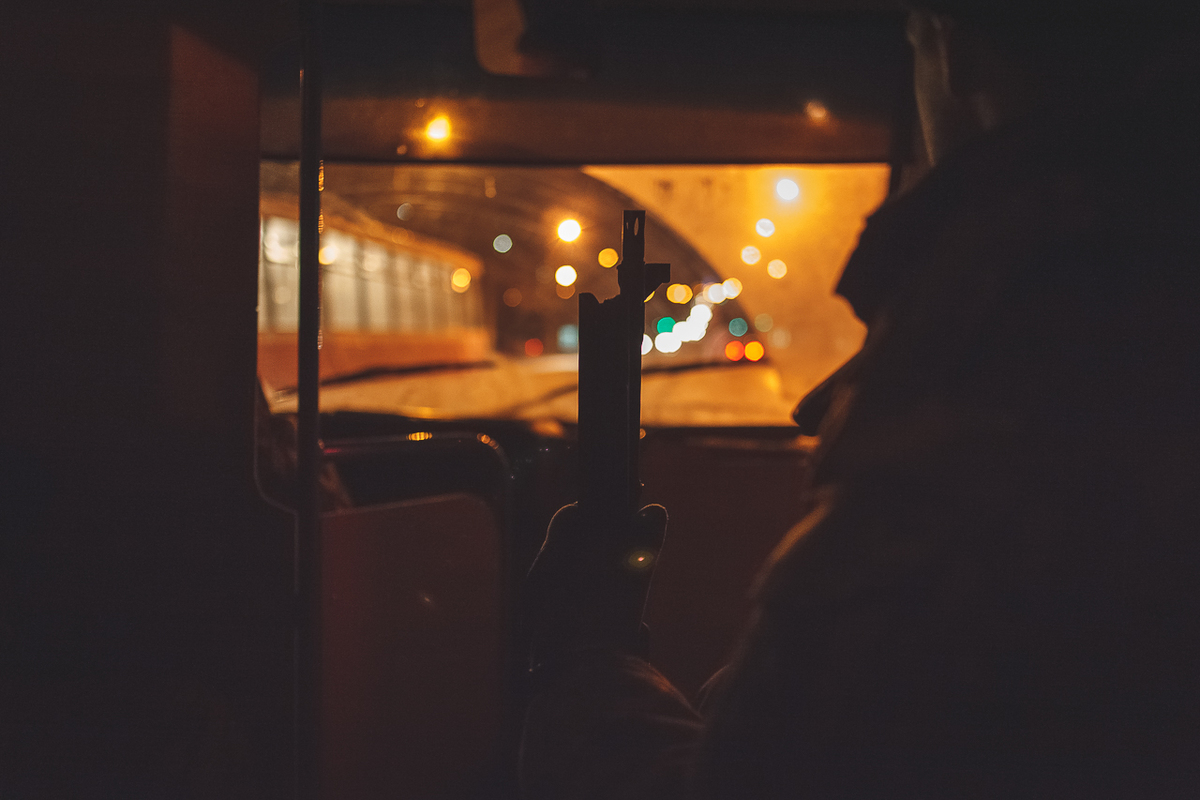 Ночной Мариуполь