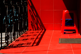 Red urban still life