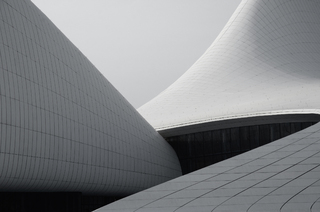 Abstract city shapes