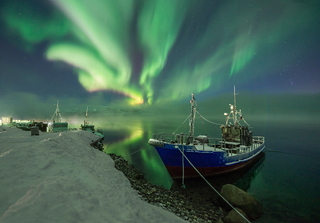 In the rays of the Polar Lights