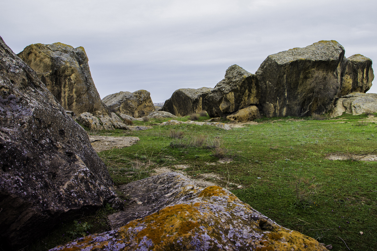 Gobustan rocks.