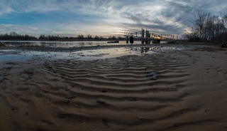 Industrial landscape Kherson region