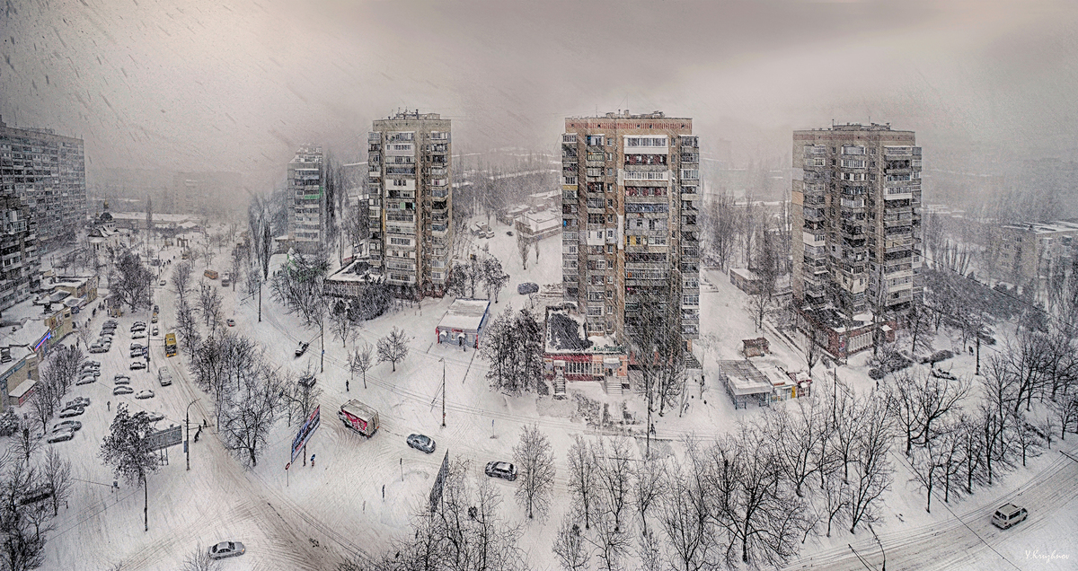 Зимний город