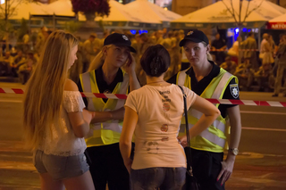 Жіноча розмова (репетиція параду до Дня Незалежності 18 серпня 2017)