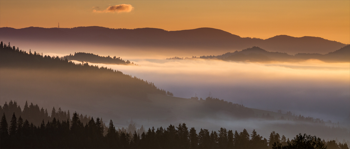 Cloud,Mist,Mountains,Poland