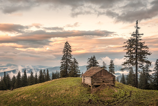 Evening in Carpathians
