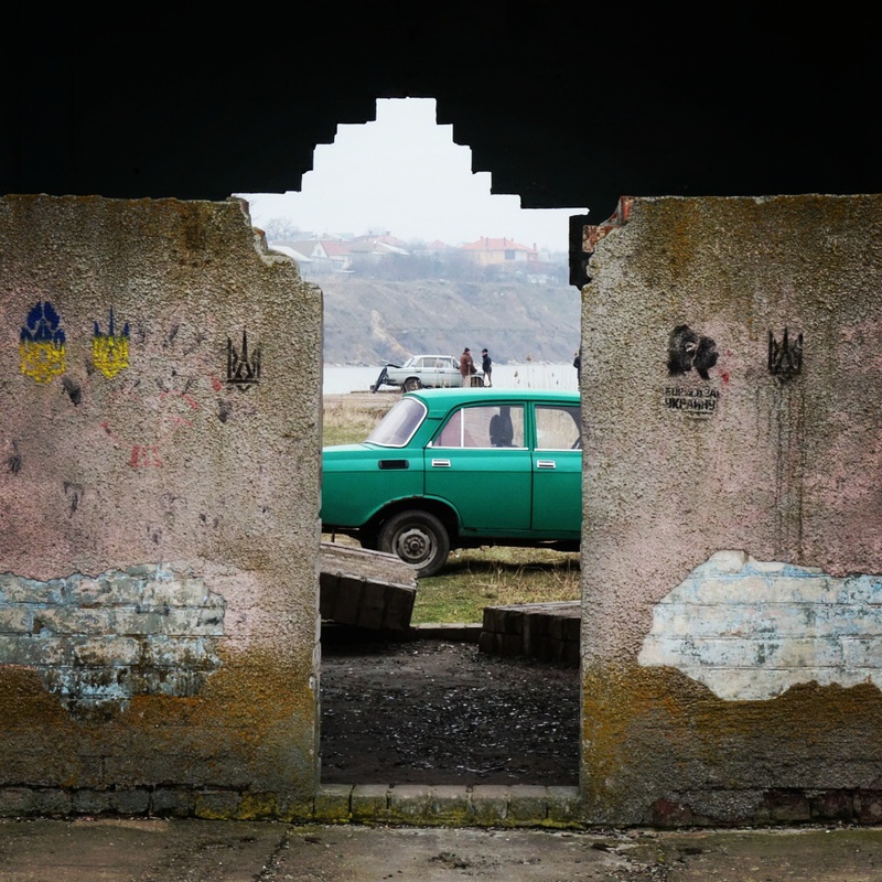 Композиция с зеленым