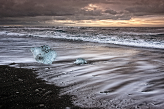 Ice into the sea