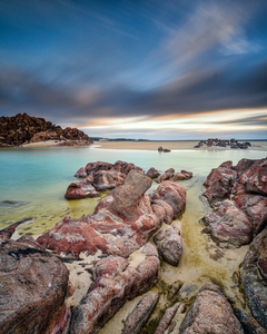 Cave Road beach sunset