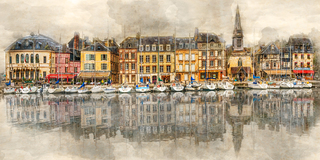 Honfleur harbour