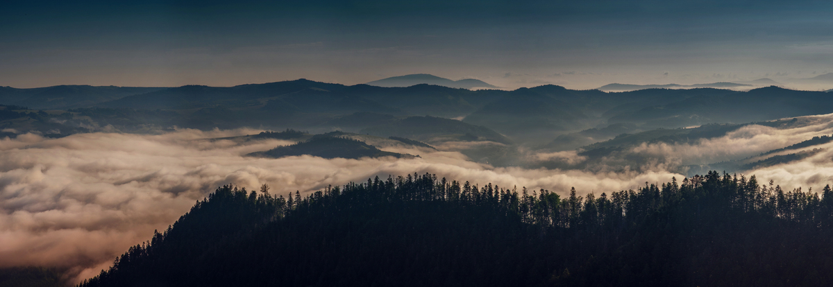 Вечір в Карпатах