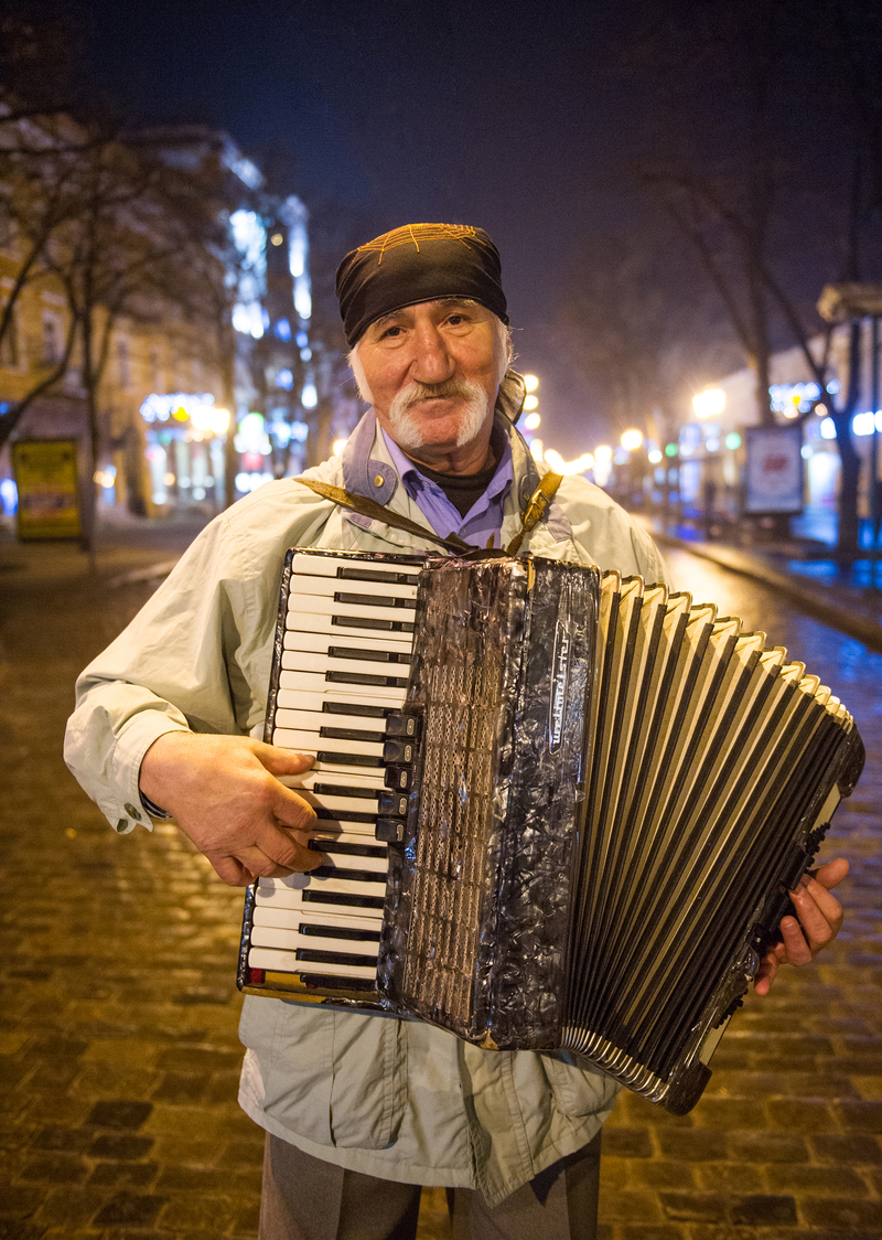 уличный музыкант