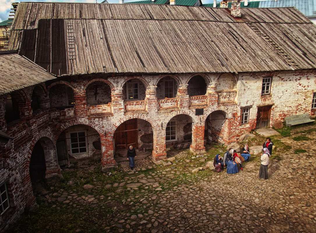 Паломники на Соловках