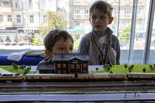 Юні зализничники(Kiev Hobby Day 3 червня 2017 року. Київський планетарій)