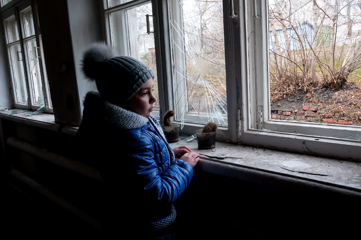 Разбитое детство. с.Гранитное.АТО