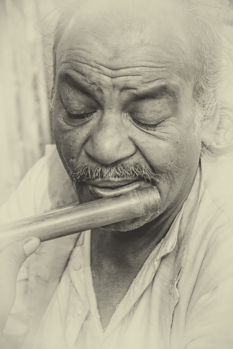 Instrument and the player.