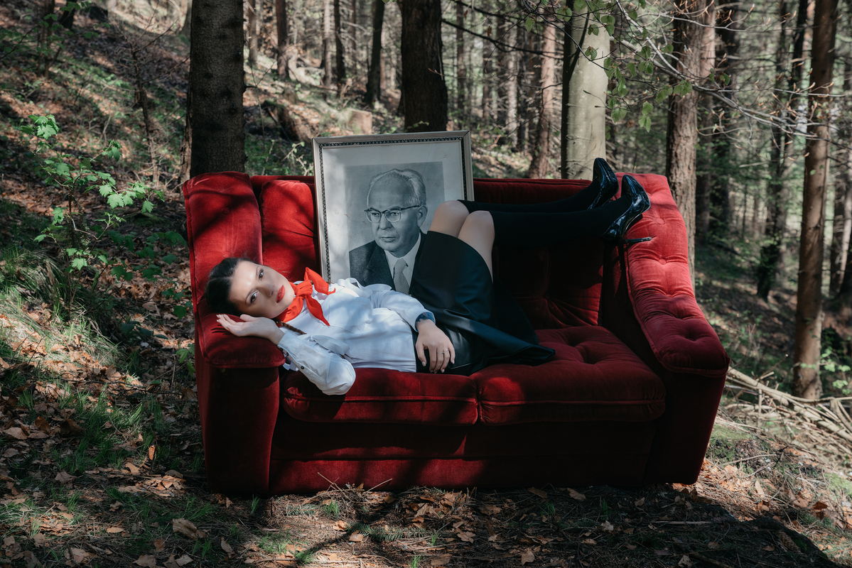 On the couch with the president