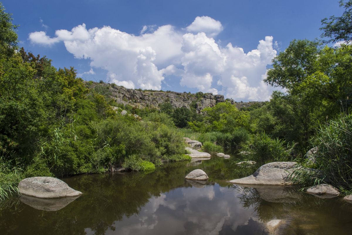 Річка Мертвовод в урочищі Сагайдак