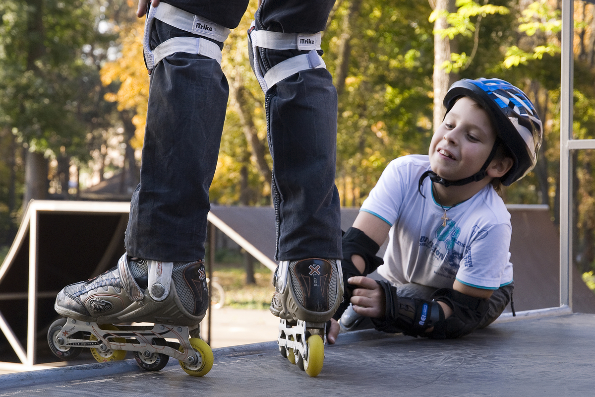 Новые ролики. Роллердром.