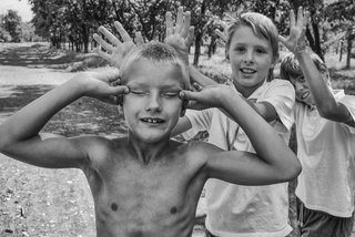 Портрет с рожками