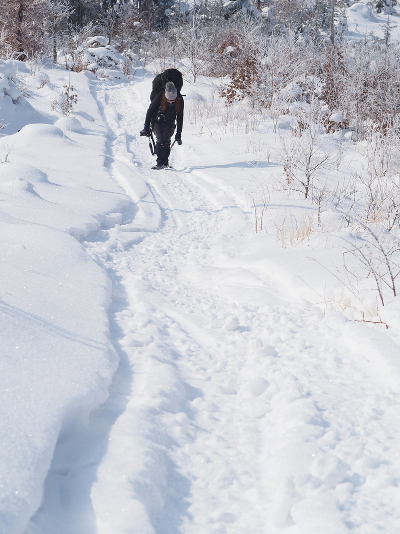 Winter trekking