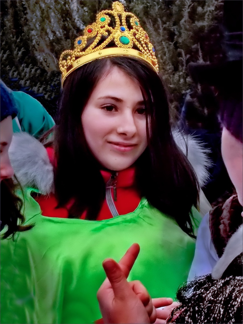 Забавляються колядники.6.