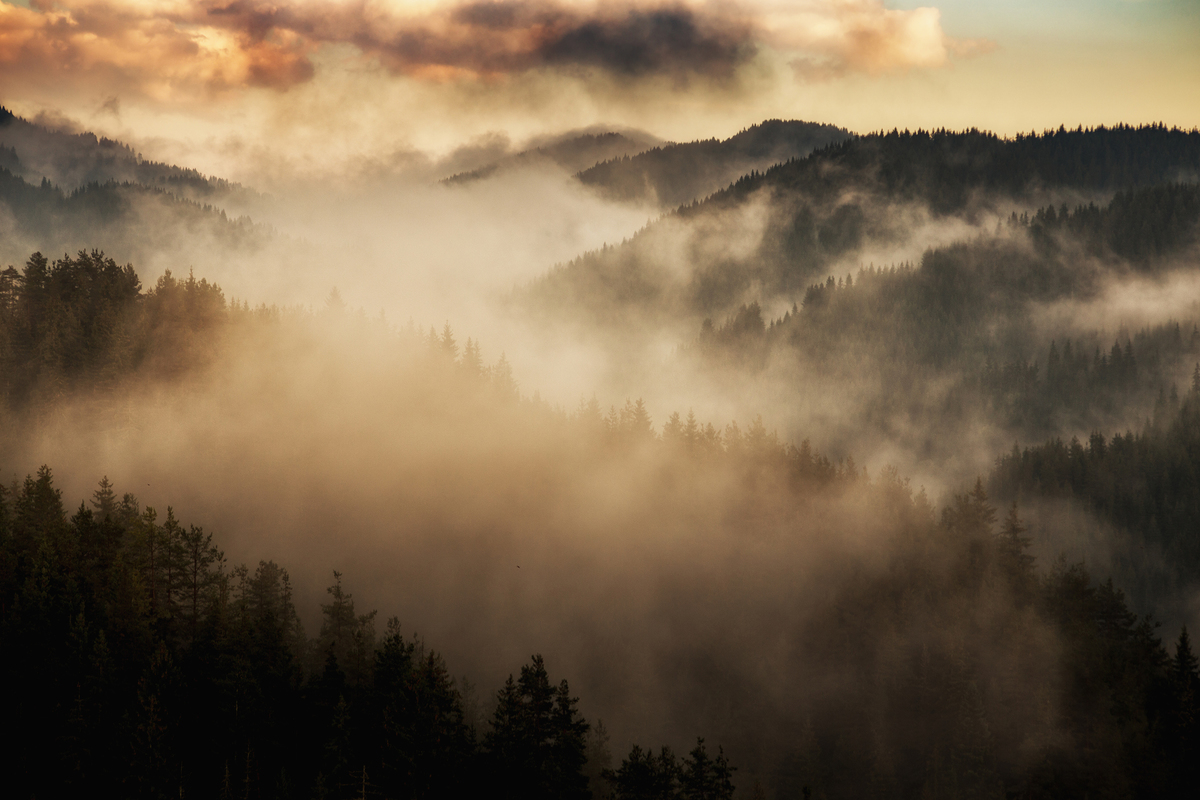 Rodhopes Moutain Sunset