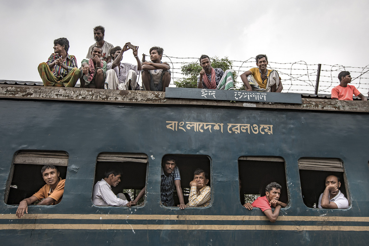 Dhaka train in Bangladesh