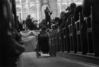 Concert of the violinist