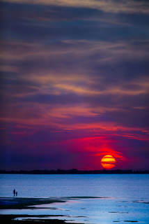 The last summer sunset