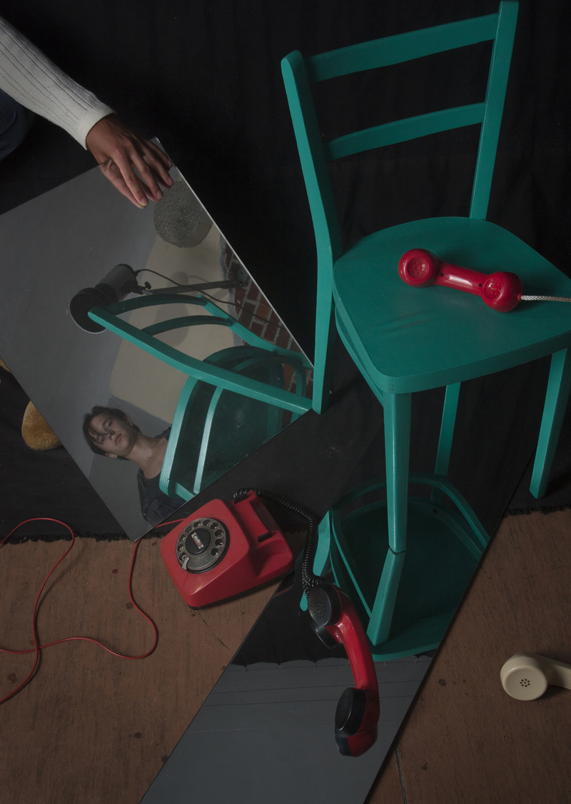 Two mirrors portrait