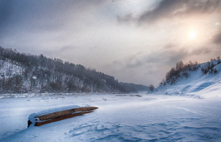Човен над Случем