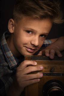 A young photographer