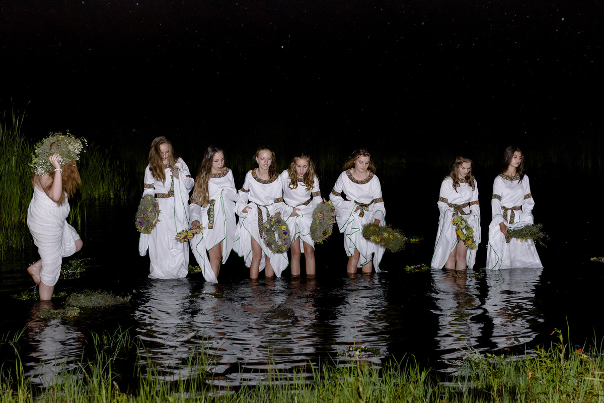 Ивана купала - спуск венков