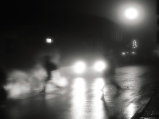 на переході